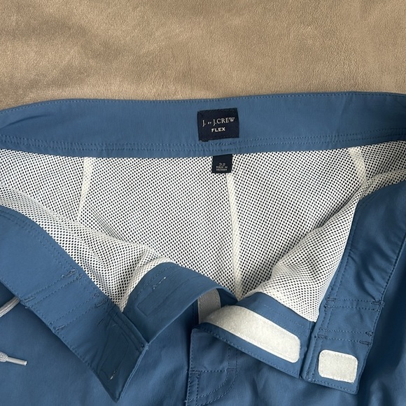 J. Crew Factory Blue Flex Board Shorts, Size 32 - Picture 6 of 11